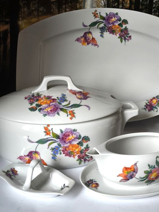 Serwis obiadowy Ćmielów Alicja części piękna stara porcelana