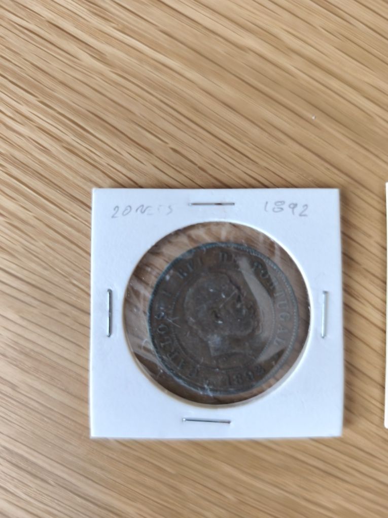 Moedas XX Reis 1892