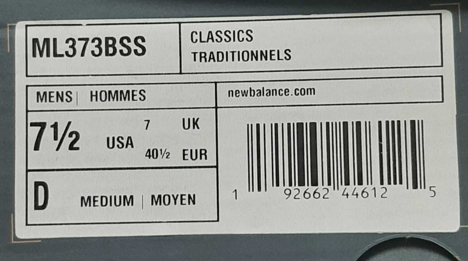 Кроссовки Newbalance Classics 40,5р 25.5 см