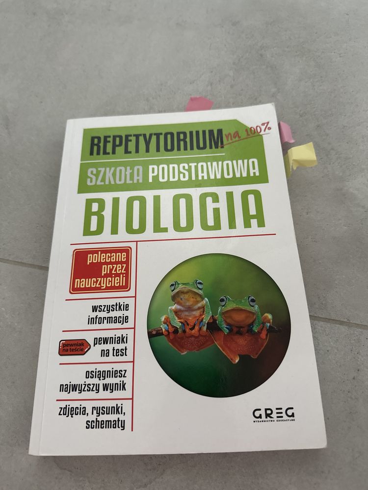 Repetytorium z biologii podstawowka