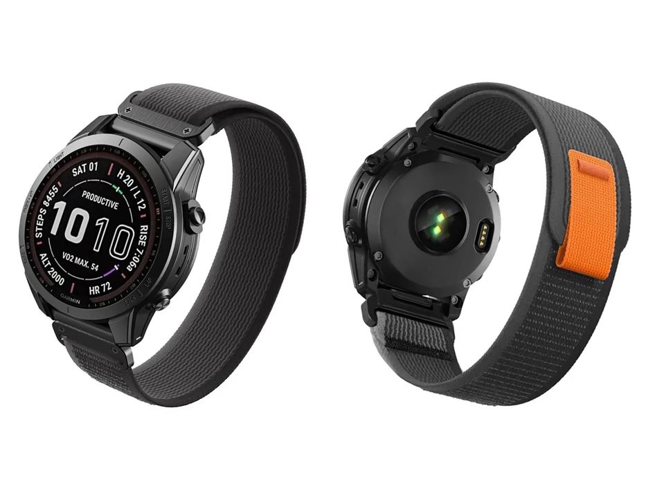 Ремінець нейлоновий на Garmin Quick Fit 20мм 22мм 26мм / липучка