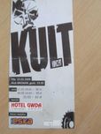 Archiwalny bilet z koncertu zespołu "Kult" Piła  2009