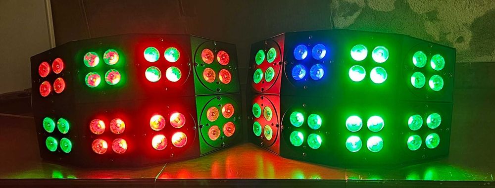 Oświetlacz efekt LED RGB Involight OB350- cena za sztukę