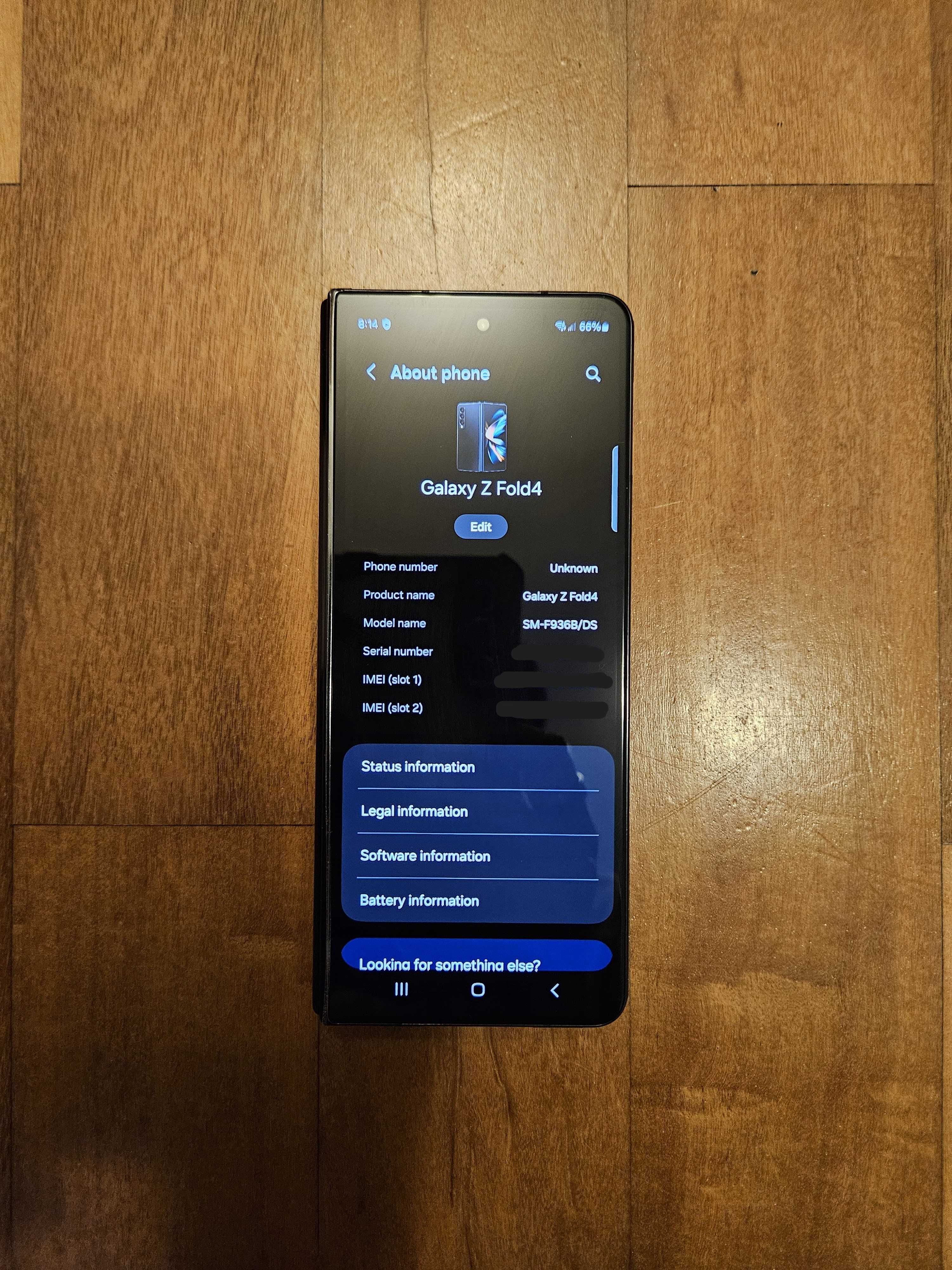 Telemóvel Dobrável Samsung Galaxy Z Fold4 (512 GB) Desbloqueado