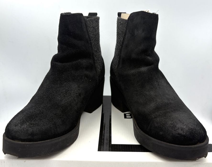 ‼️Używane oryginalne sztyblety BRONX czarne 37 AZ 017 skórzane botki