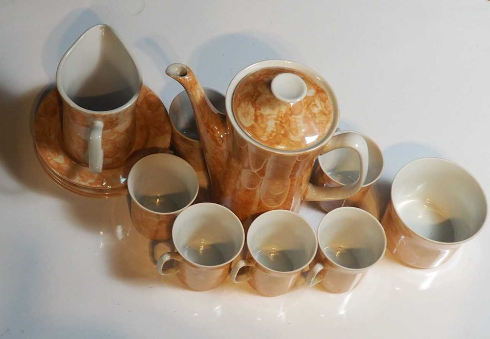 Serwis do kawy na 6 osób porcelana włocławek