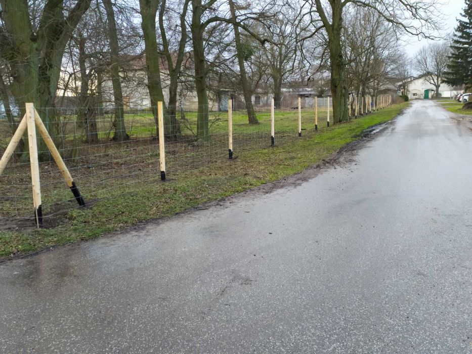 Ogrodzenia z siatki leśnej ! 14zł/mb Szybko i solidnie ! PHU MATT