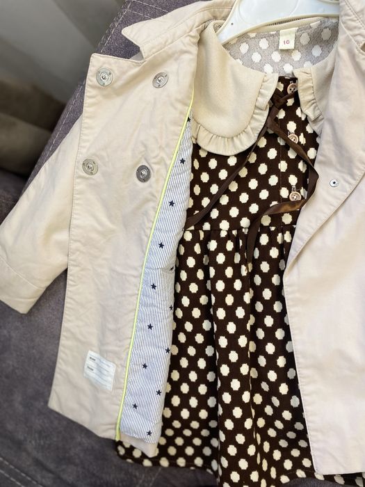 Набір доя дівчинки тренч сукня та туфельки