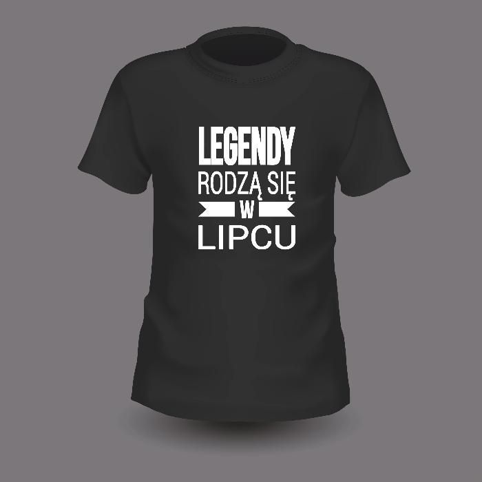 Koszulka t-shirt Legendy rodzą się w Lipcu idealny prezent urodziny M