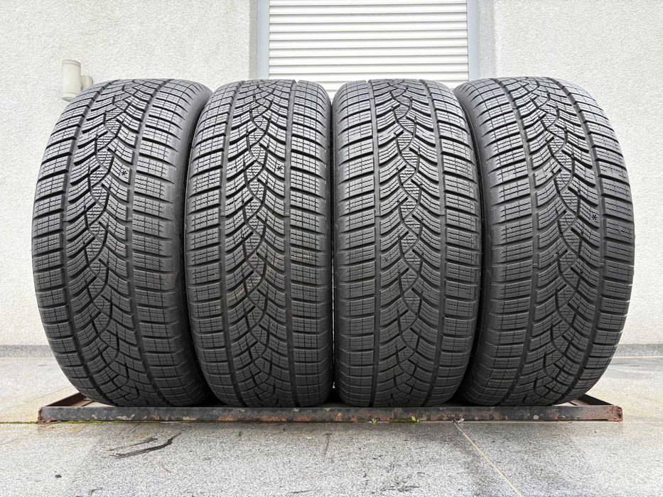 4szt zimowe 225/55R17 GoodYear 8mm 2023r świetny stan! Z762 gwarancja