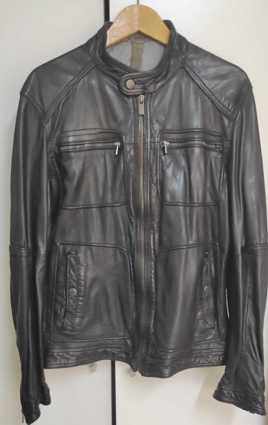 Jaqueta de couro Massimo Dutti M/L