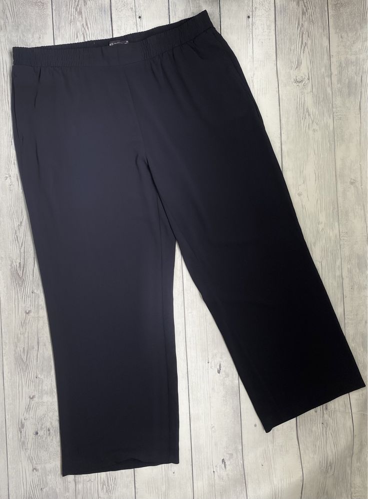 Батальные тёмно-синие брюки, штаны 4xl (20) m&s