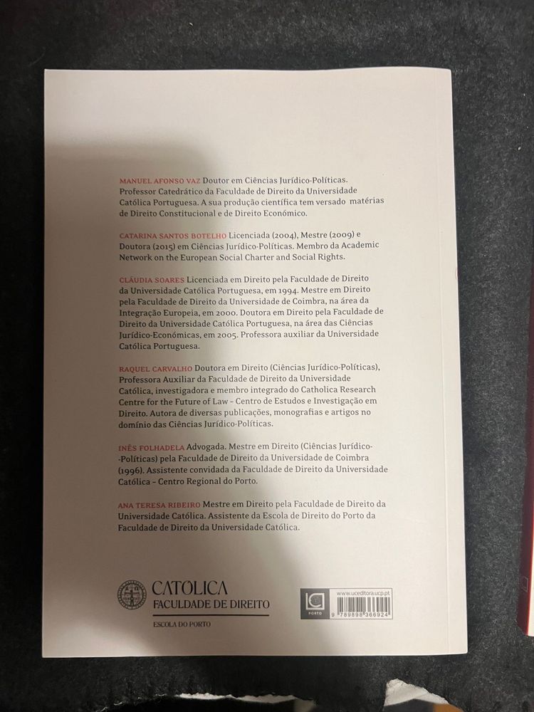 Pack Direito Constitucional ou venda individual ucp  (NOVO- Nao usado)