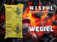 WIXPOL węgiel workowany 25kg, Pellet, Ekogroszek