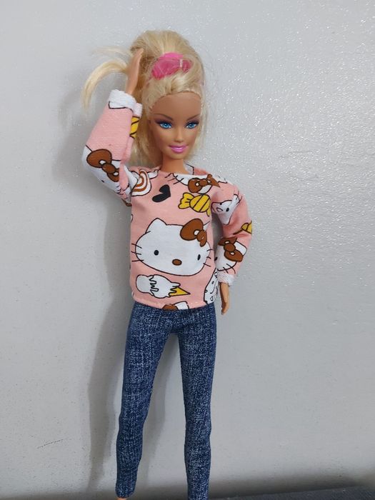 Bluza dresowa dla lalki Barbie