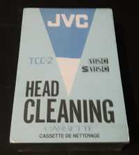 Cassete de limpeza, para cabeças de video VHS