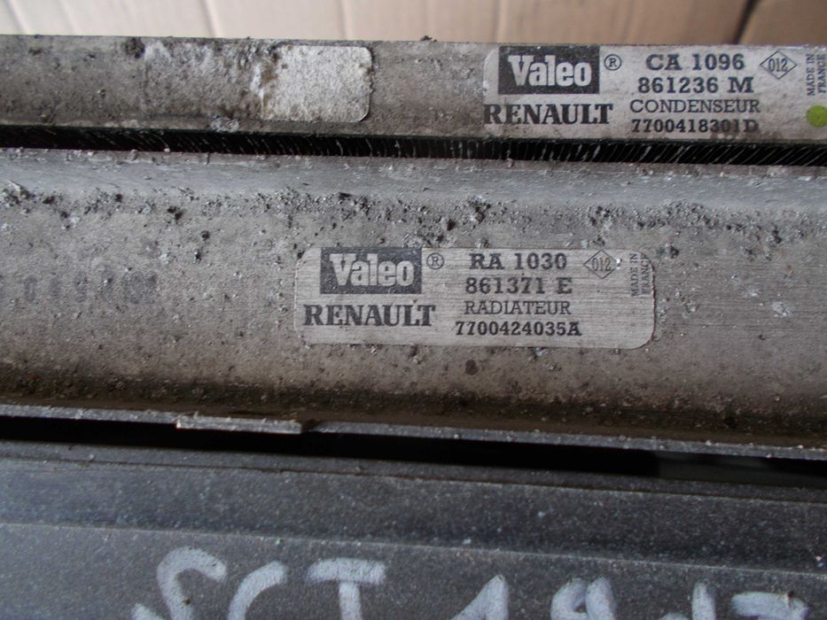 renault SCENIC 1.9 dti 98r chłodnica wody wentylator wiatrak