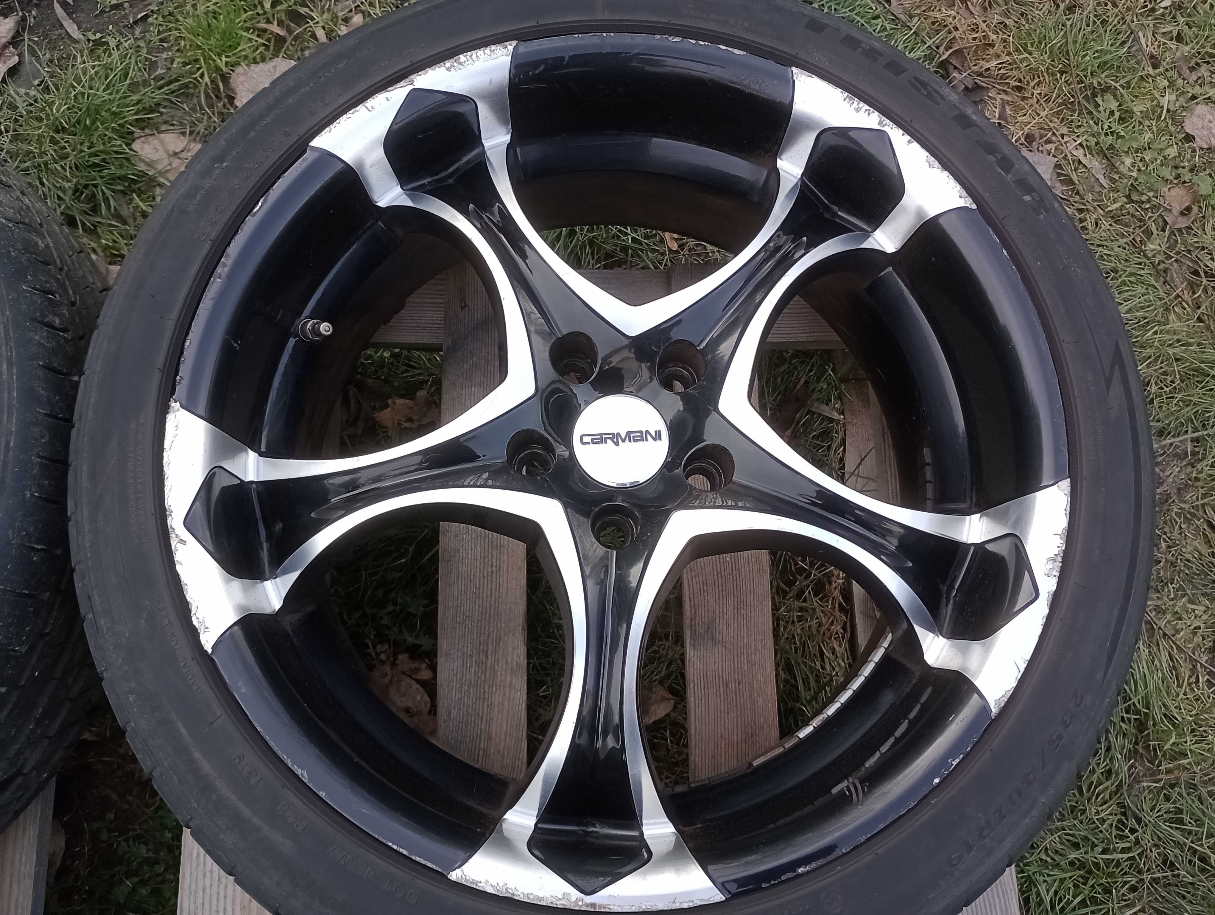 Alufelgi 19cali 5x112 + opony lato 235x40 -Audi VW Seat Skoda Mercedes