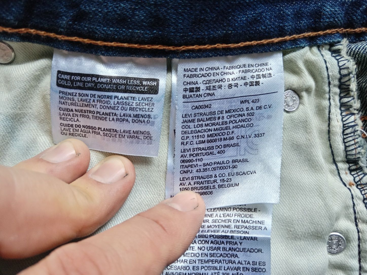Чоловічі джинсові шорти Levi's 569, 32 р.