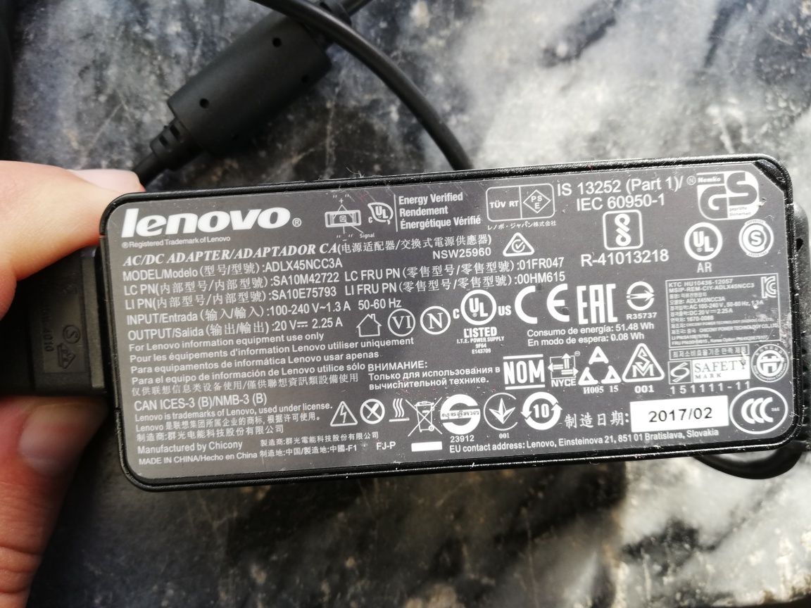 Carregador Portátil Lenovo NOVO