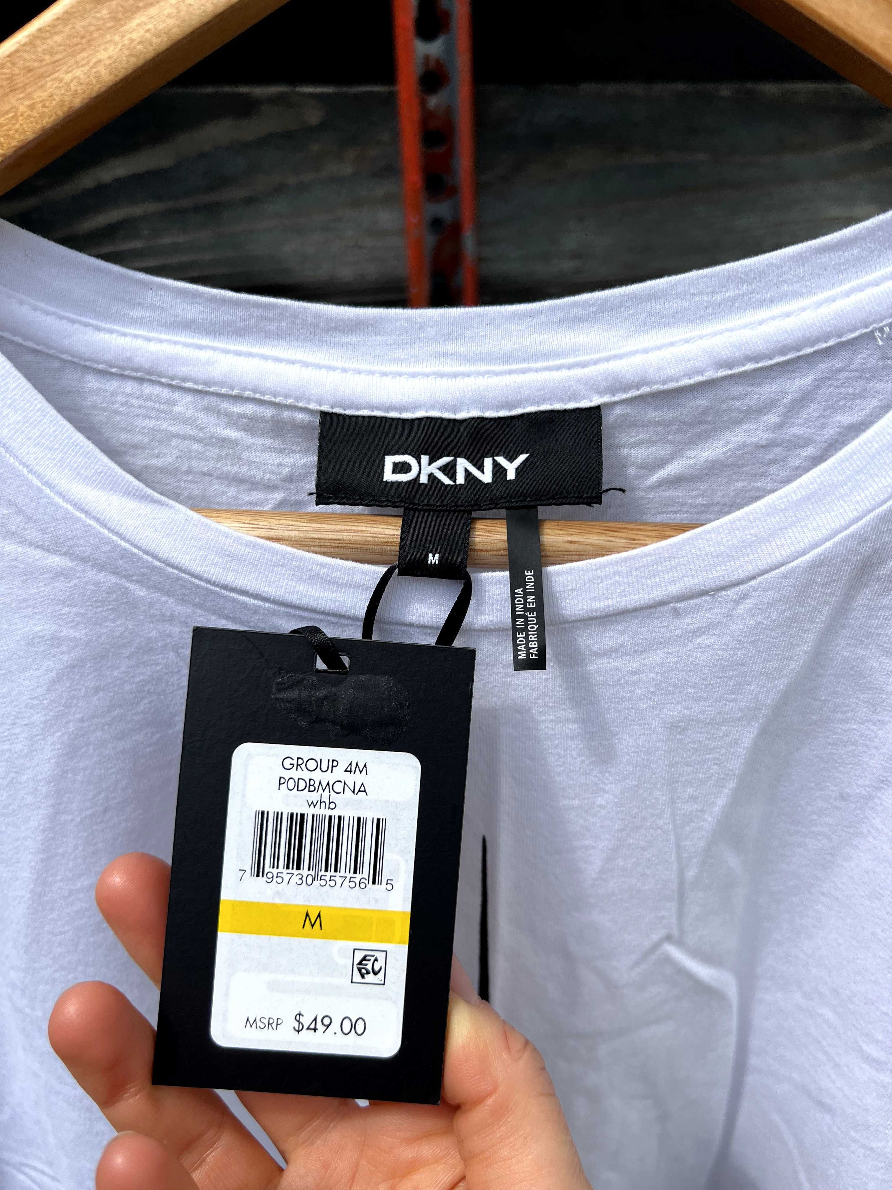 Белая футболка DKNY Karl оригинал хлопок модал хлопок