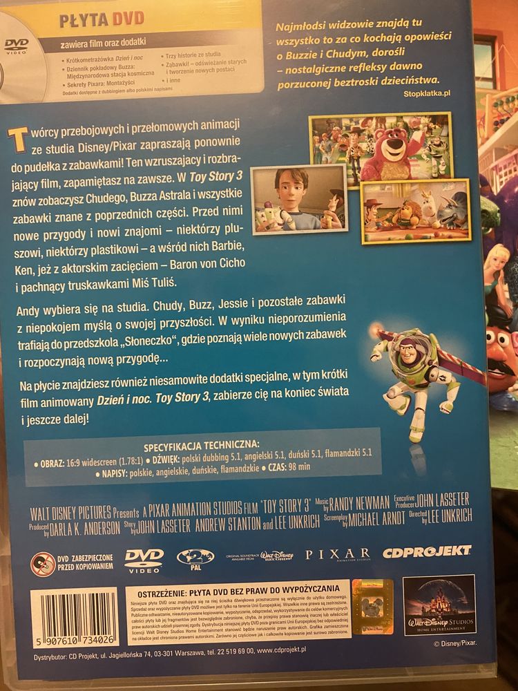 Film DVD Disney - Toy Story 3