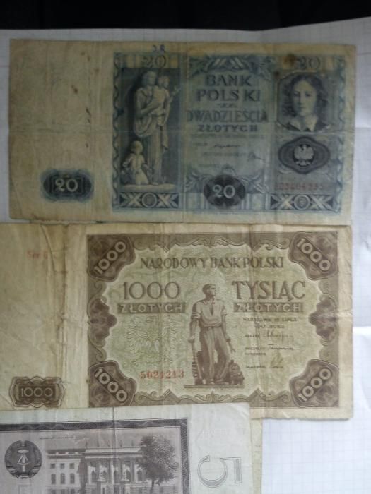 Stare banknoty Polskie