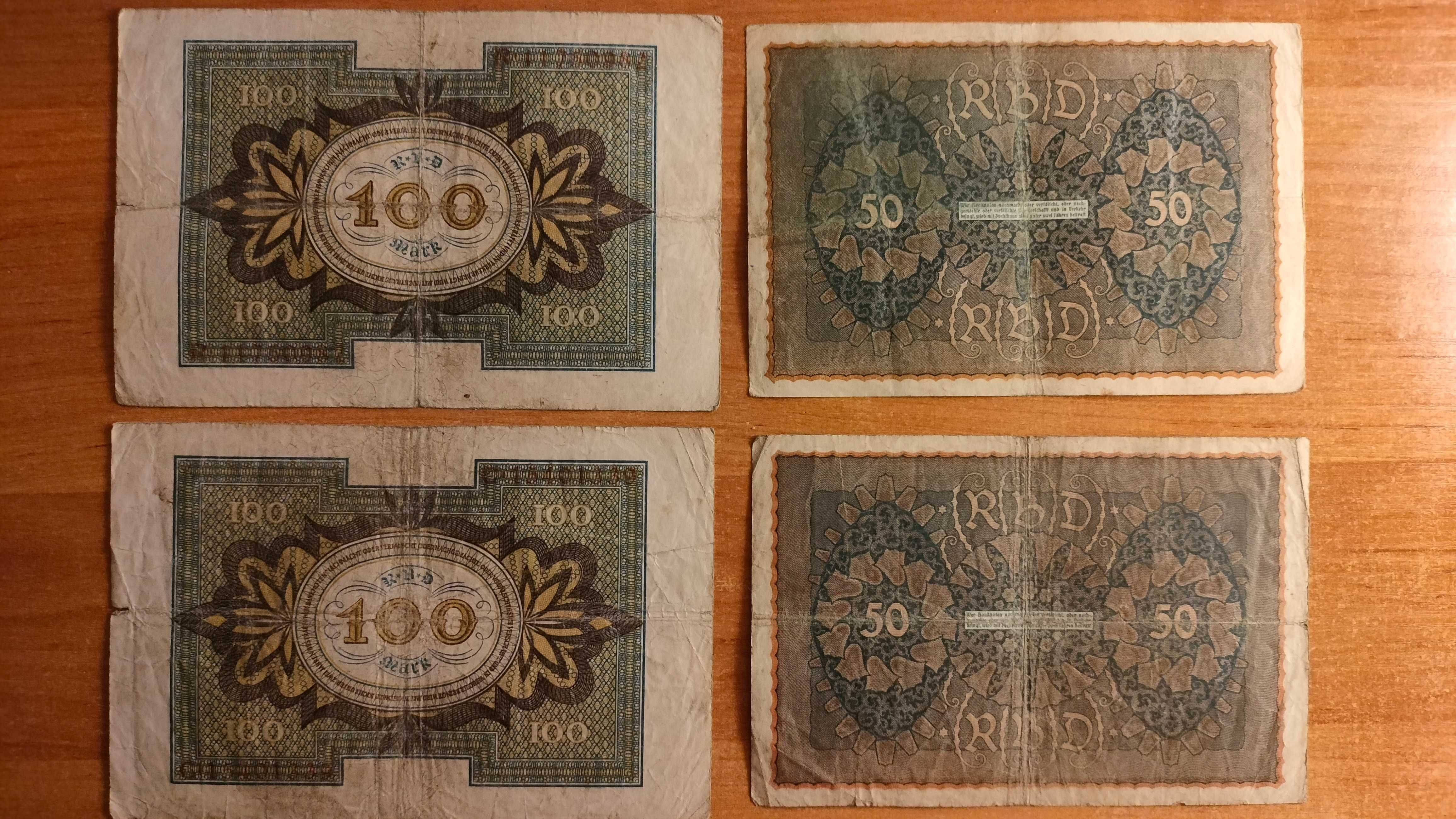 Stare banknoty  zestaw