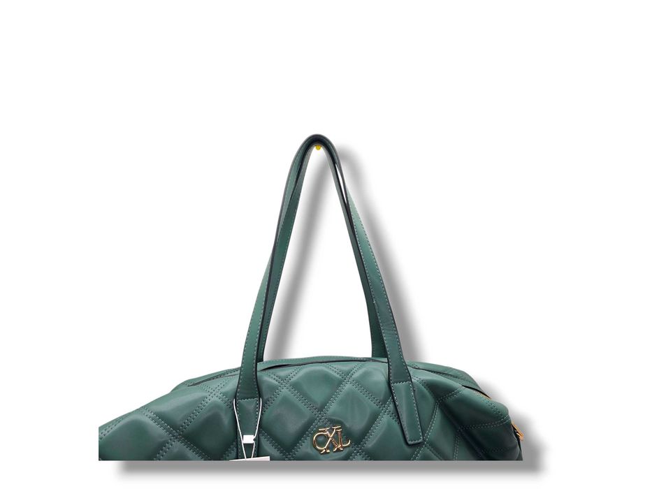 Duża torba podróżna CXL Christian Lacroix zielona pikowana