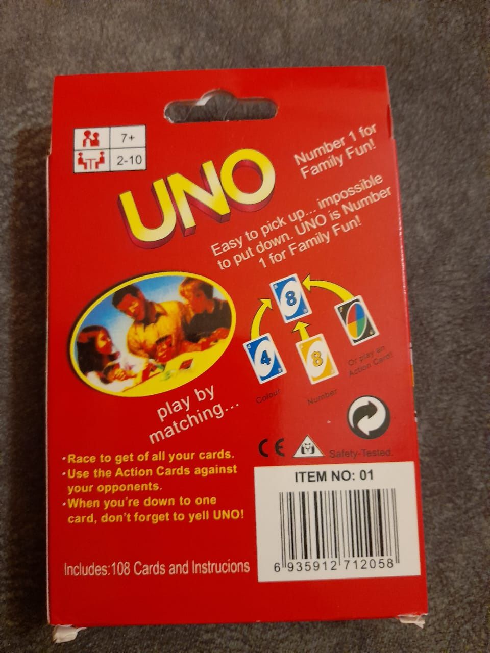 Настольная игра UNO новая