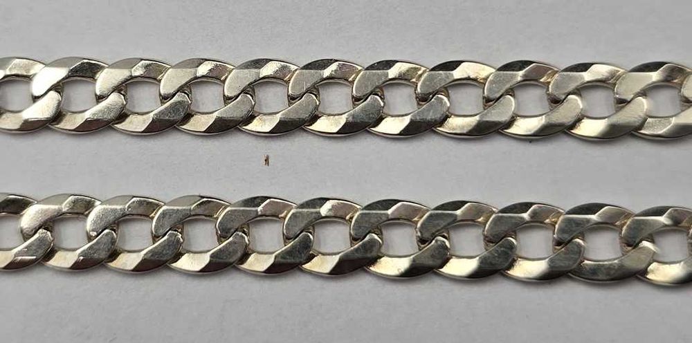 Łańcuszek srebrny pancerka 53cm Szerokość -5mm pr.925 |PLUS Lombard