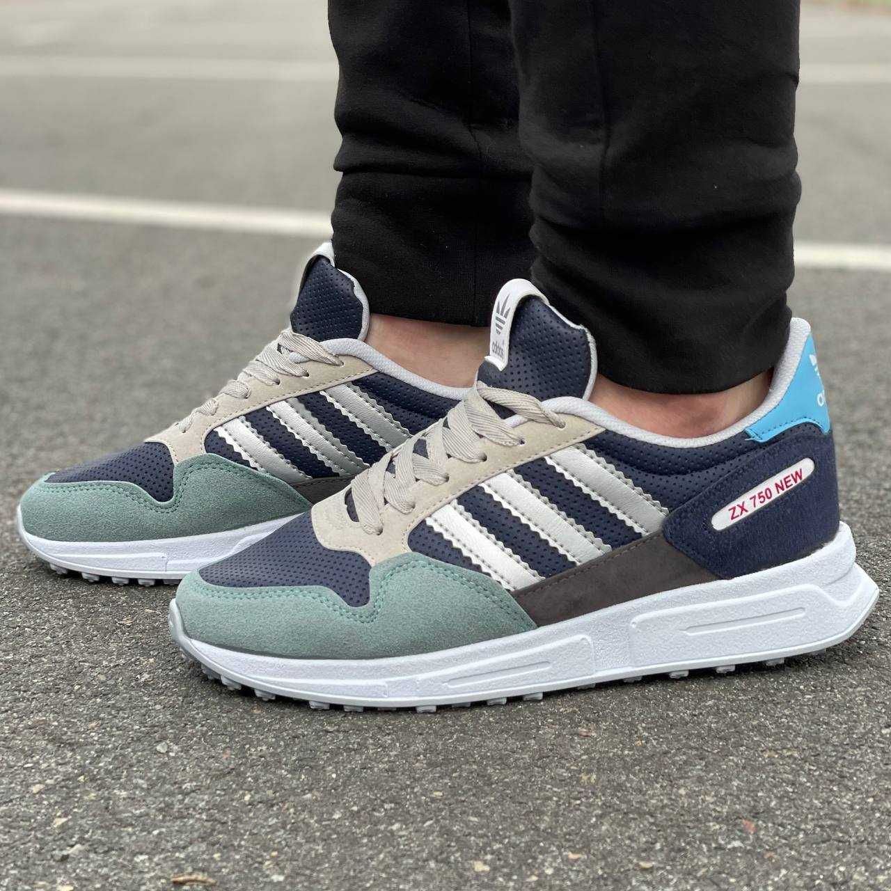 Кросівки чоловічі демісезон Adidas ZX 750 Gray Розмір: 40,41