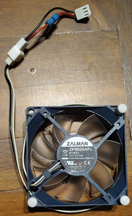 Корпусний кулер (вентилятор) ZALMAN ZP8025AFL