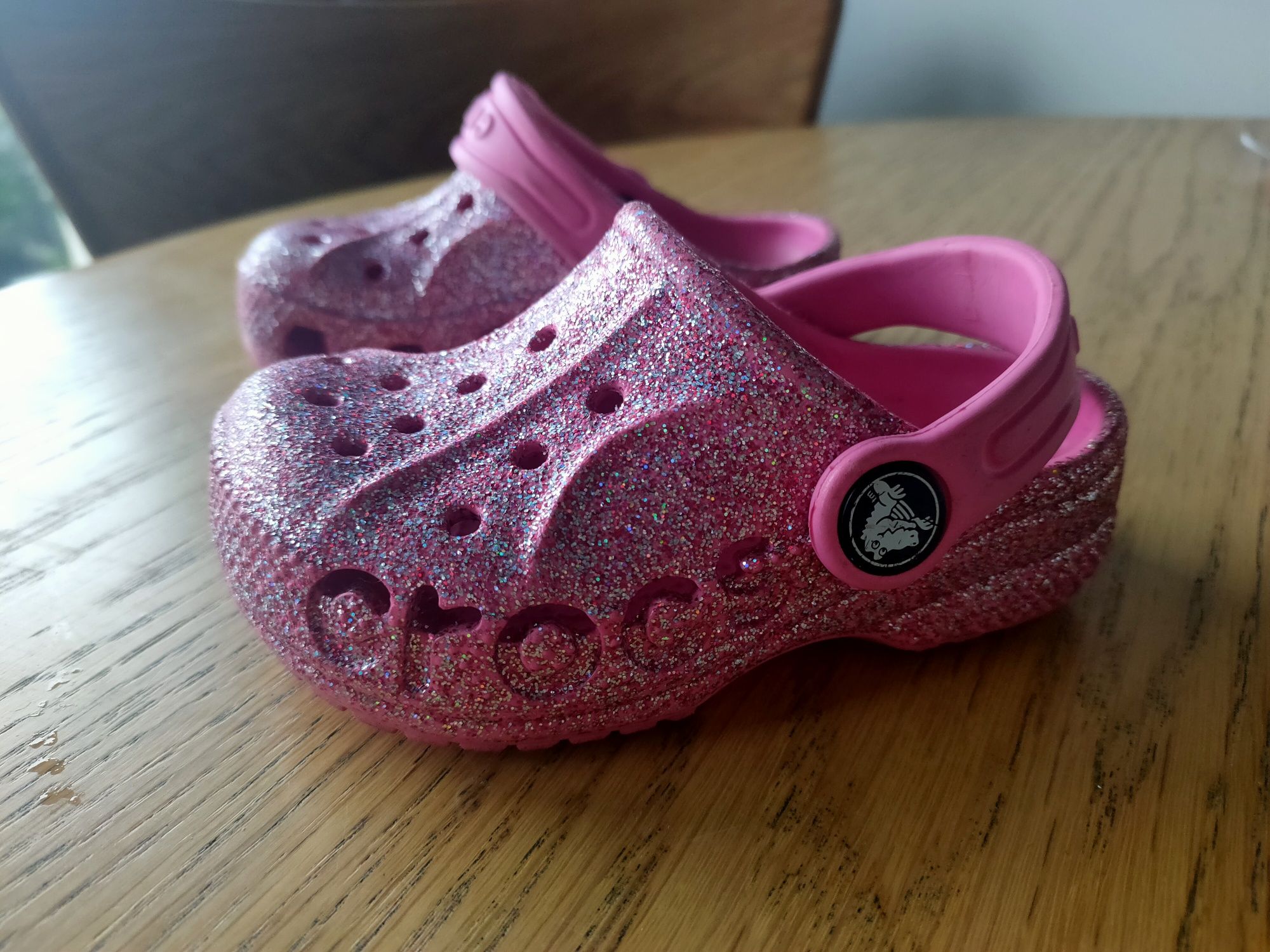 Crocs Baya Glitter Clog K - Rozmiar: C6 (ok. 22–23)