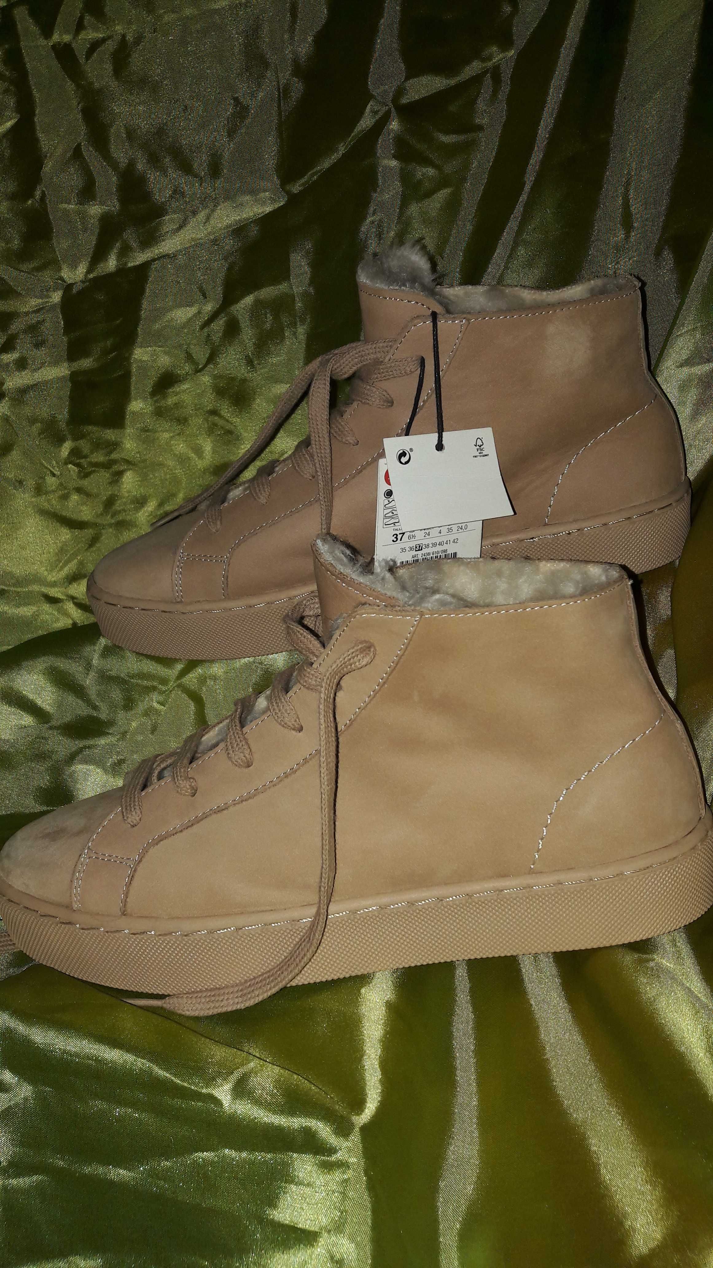 ZARA зимние кроссовки, 37 размер