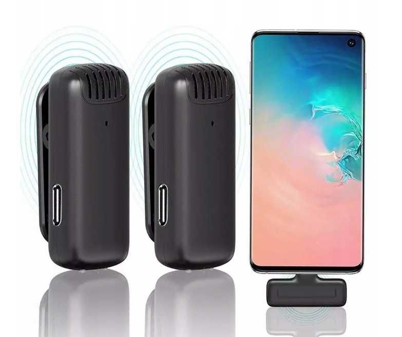 Zestaw 2 mikrofonów K13 nagrywanie HD Plug&Play automatyczne ttst1533