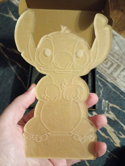 Lampka 3D z pilotem Stich