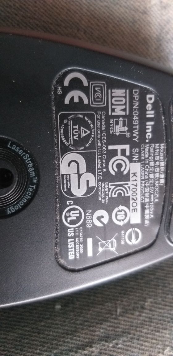 Klawiatura Dell KB 212 + mysz Dell Moczul