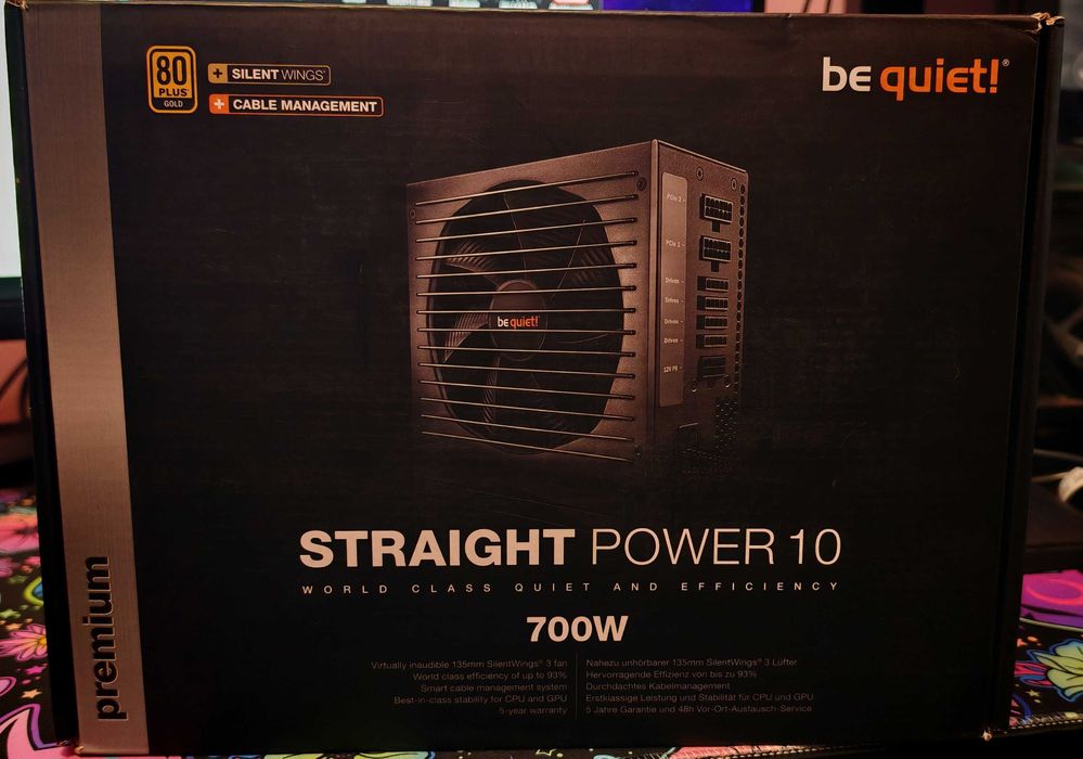 Zasilacz be quiet! 700W Straight Power 10 [80 PLUS Gold]