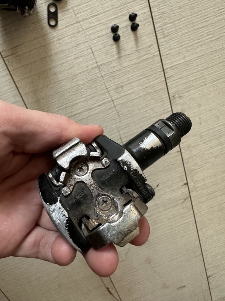 Контактні педалі Shimano pd-m505 з шипами sh51 гревел турінг шоссе