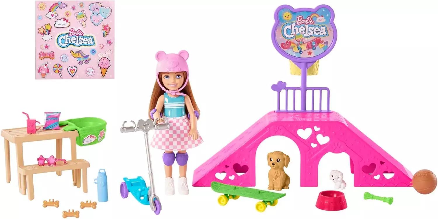 Barbie. HJY35 Chelsea Skate Park