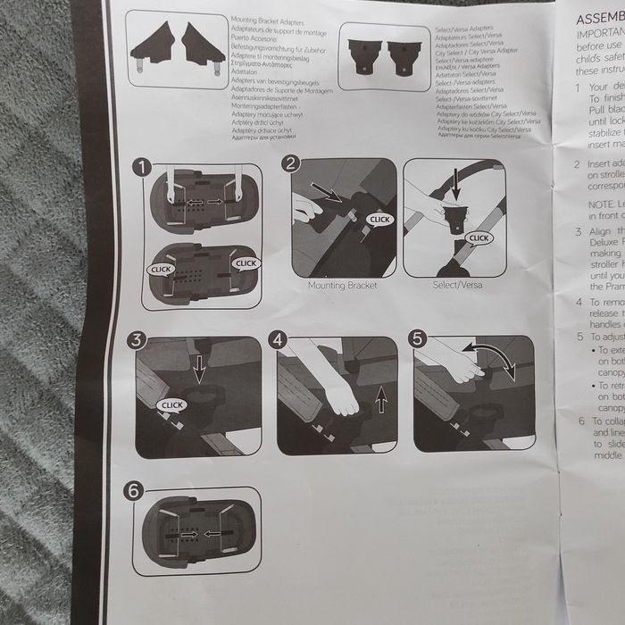 Gondola  Deluxe Pram Baby Jogger i Spacerówka