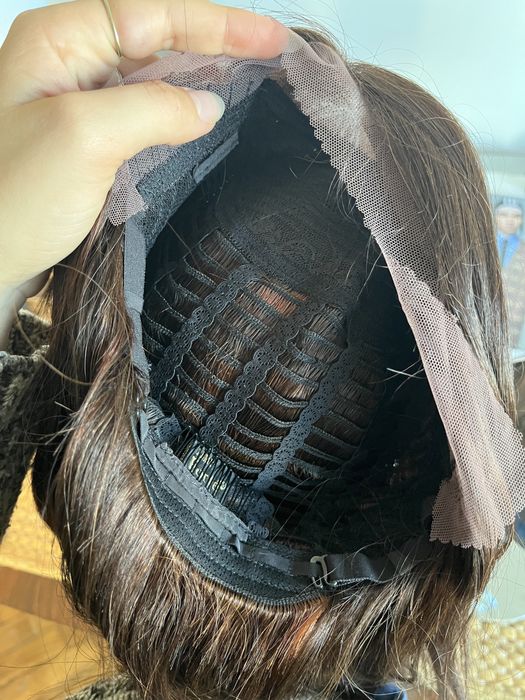 Peruka 100% wlosy naturalne ludzkie dluga brazowa