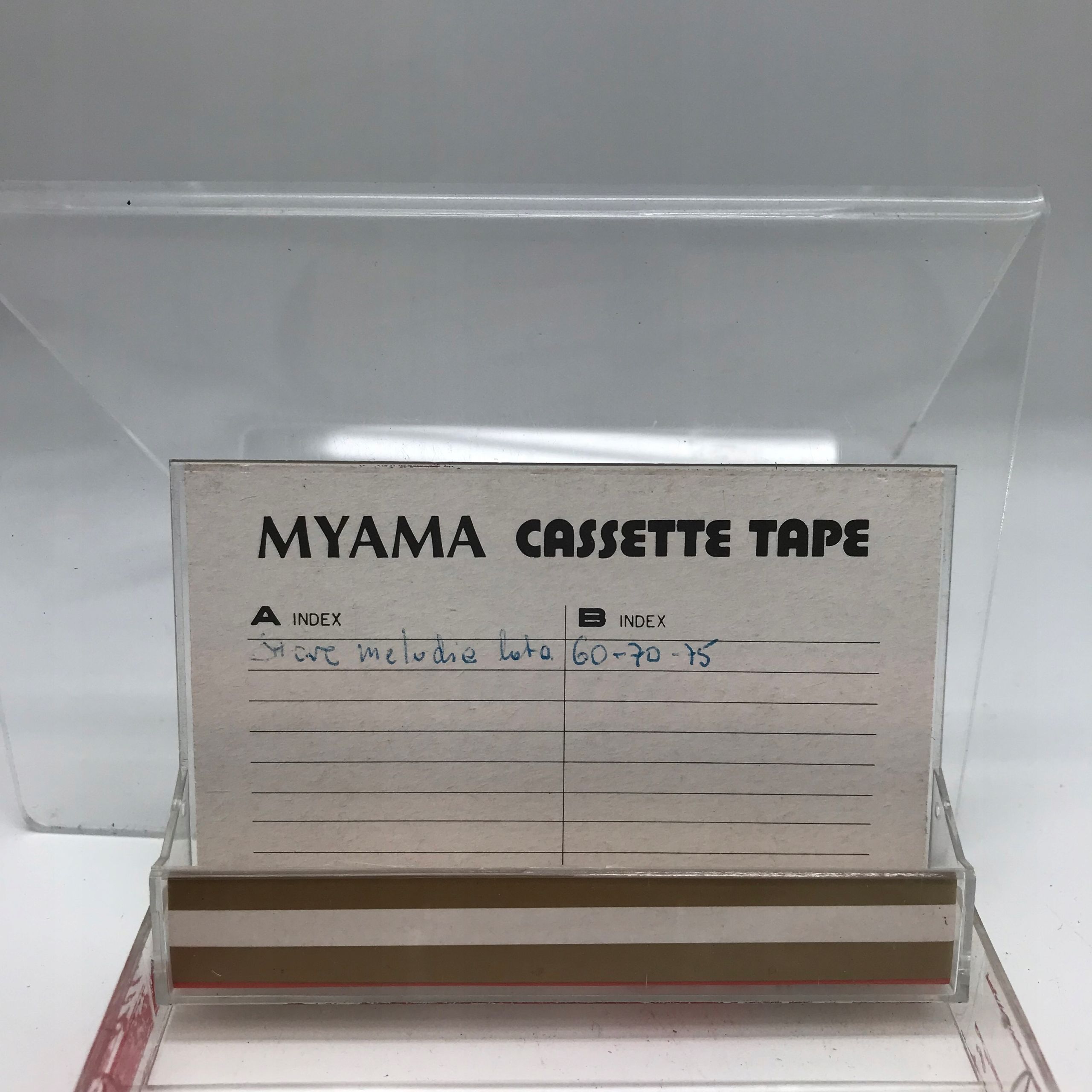 Kaseta - Kaseta magnetofonowa Myama Ms 800