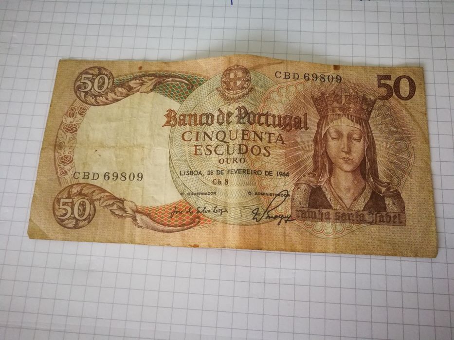 Nota 50 escudos 1964