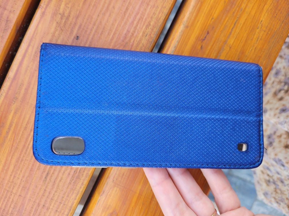 Niebieskie etui case do samsung a10