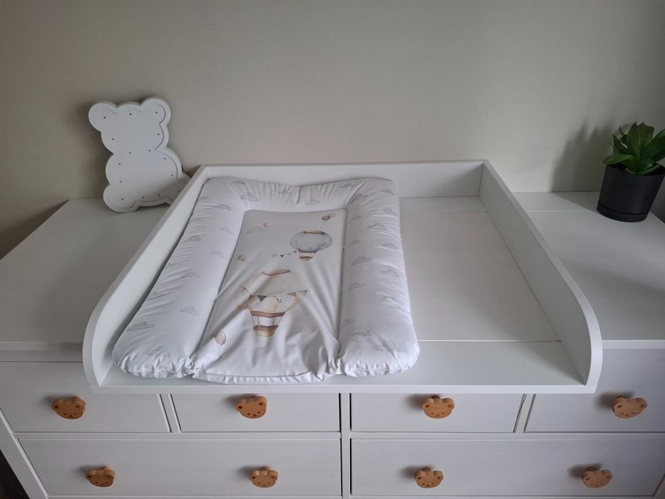 Nakładka na komodę hemnes z blendą przewijak