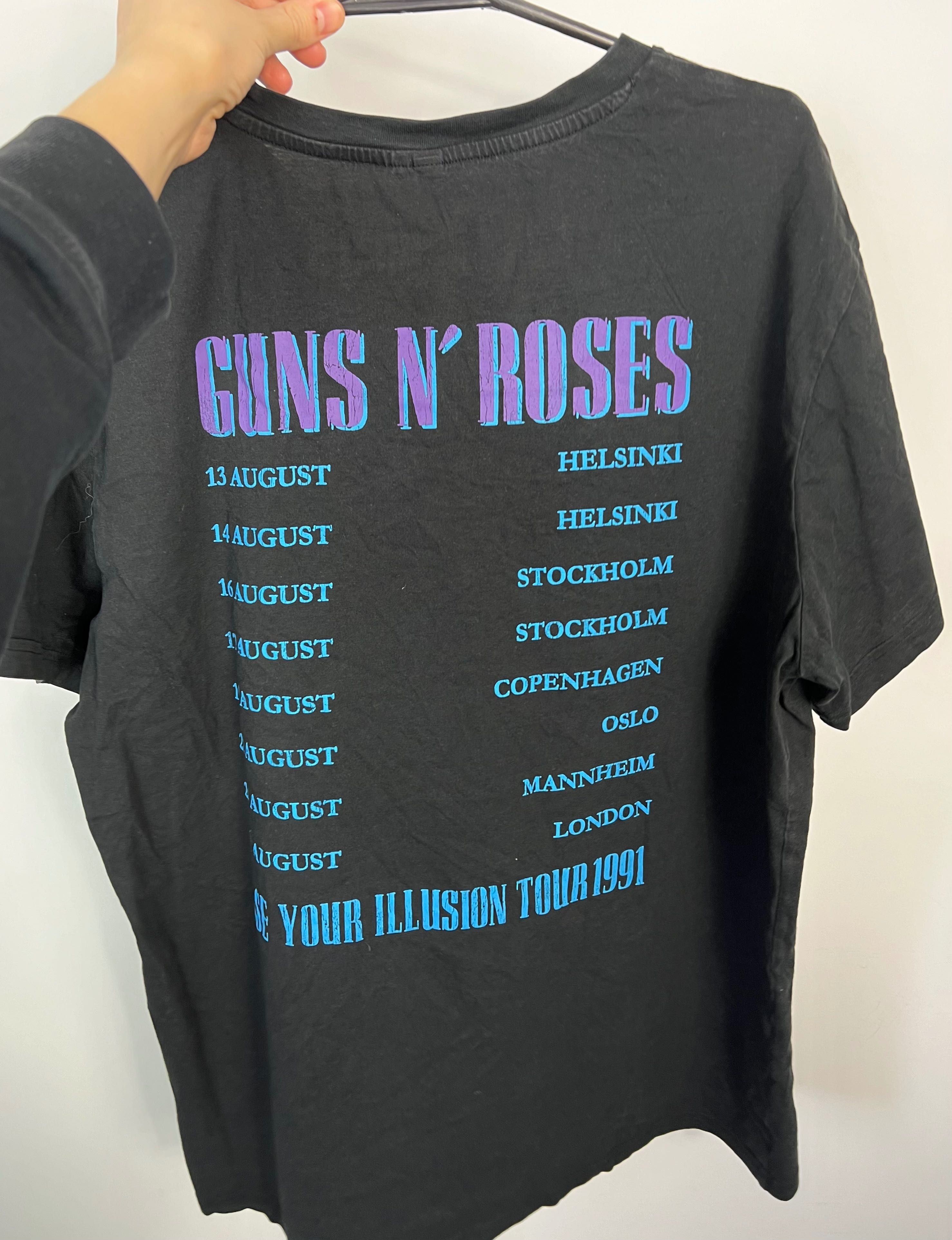 Koszulka Guns N’ Roses 1991 Tour Black