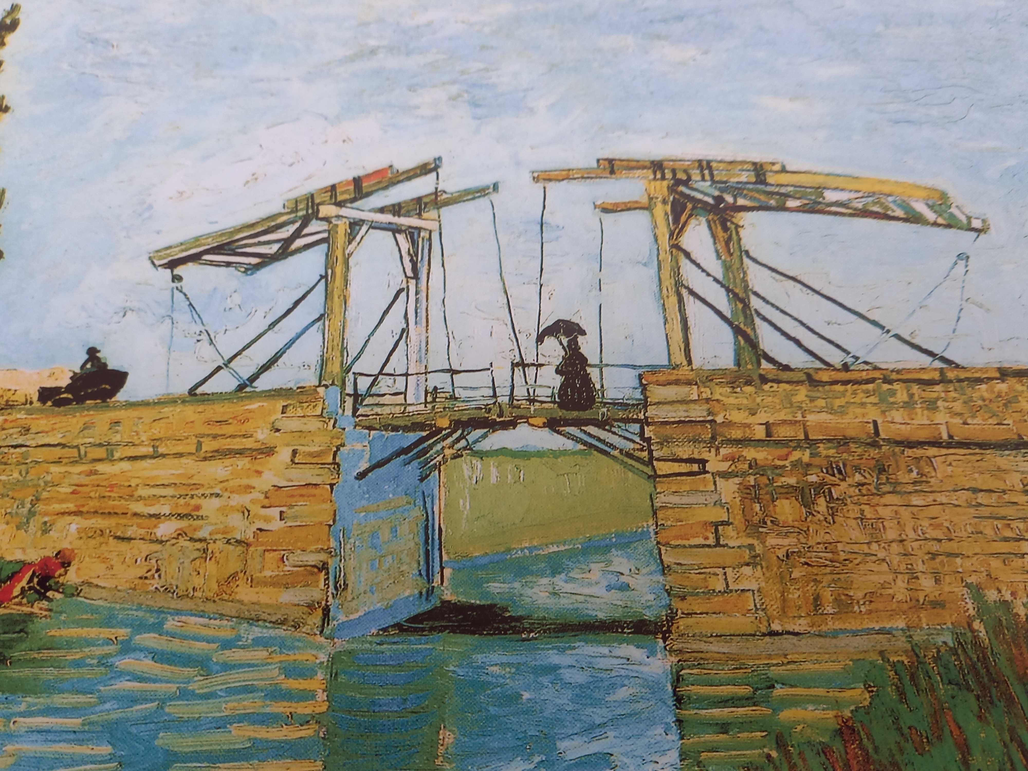 Vincent van Gogh obraz grafika drewniana rama 57x47cm komplet 2szt