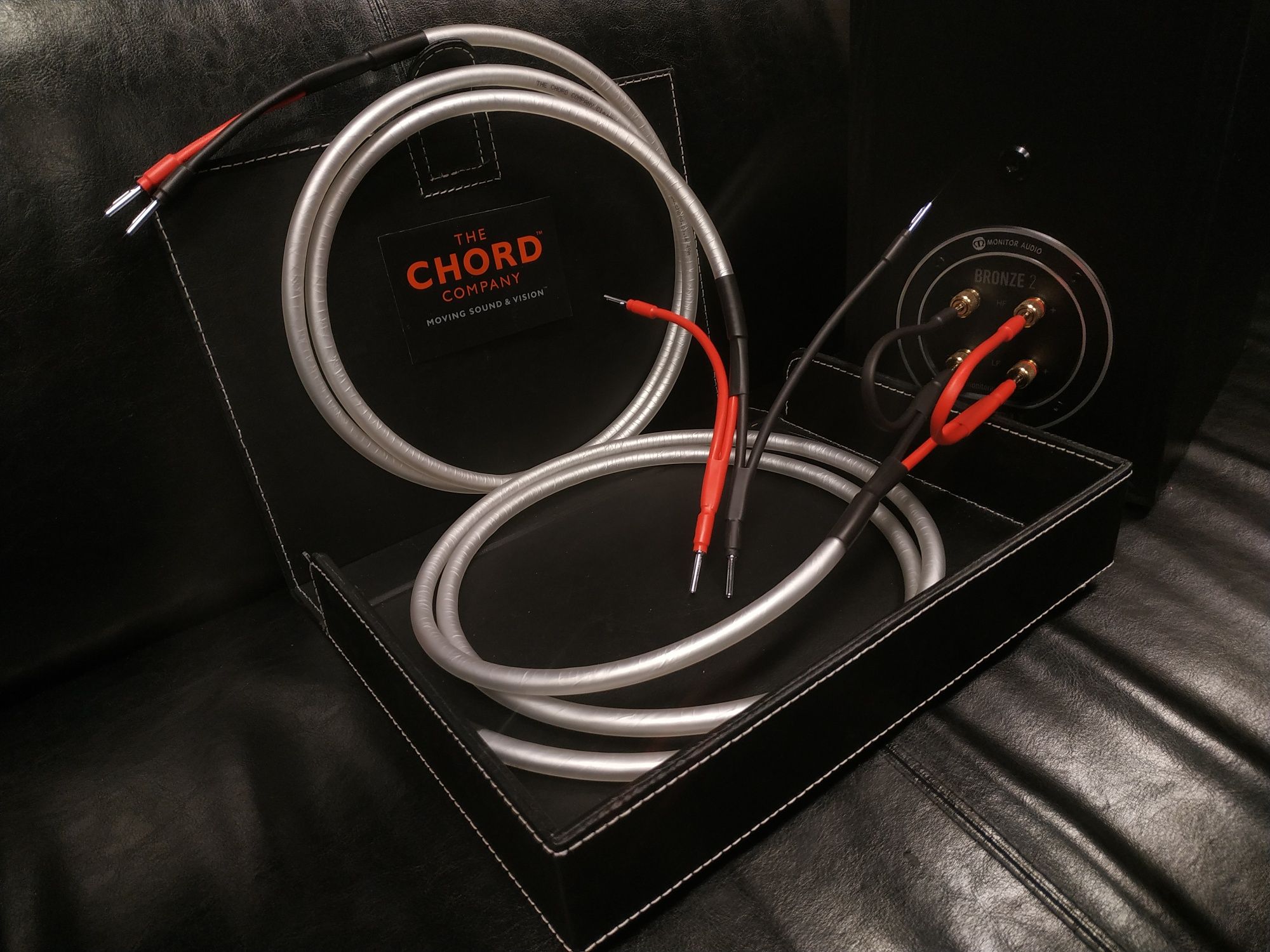 Chord ClearWay X kable głośnikowe z zintegrowanymi zworkami Tras Audio